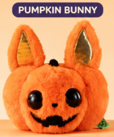 Lot de 4 jouets en peluche couineurs pour chien sur le thème d’Halloween, adorables personnages à mâcher pour animaux : tête de mort, araignée, lapin-citrouille et chauve-souris