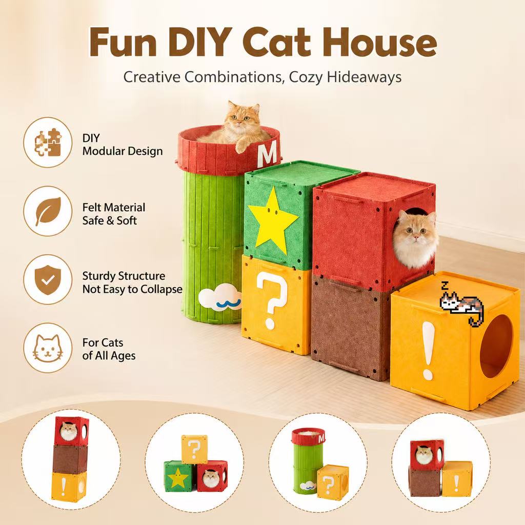 Fun DIY Cat House
