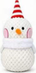 Lots de jouets de Noël festifs pour chien, 3 ensembles distincts sur le thème du Père Noël, du renne et du bonhomme de neige, comprenant chacun une corde, une peluche couineuse et une balle de tennis