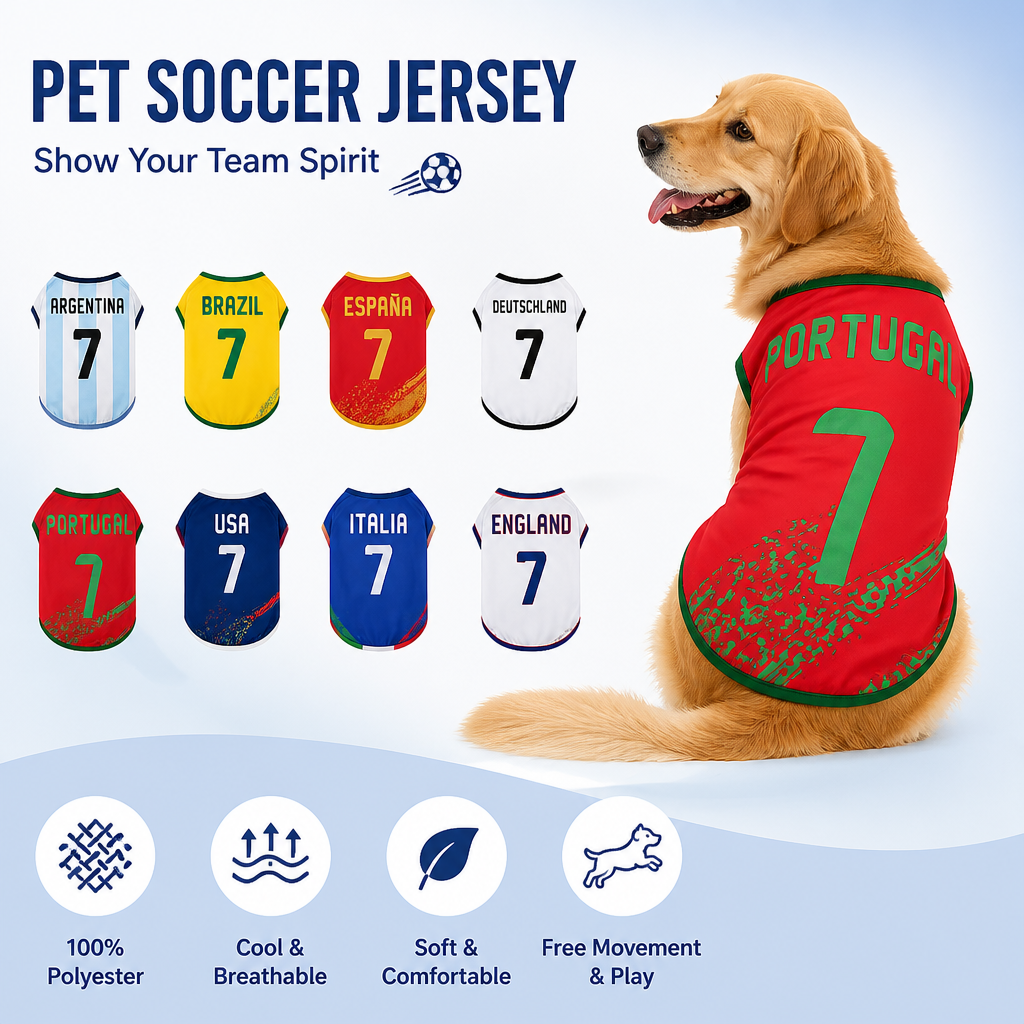 Pet Soccer Jersey