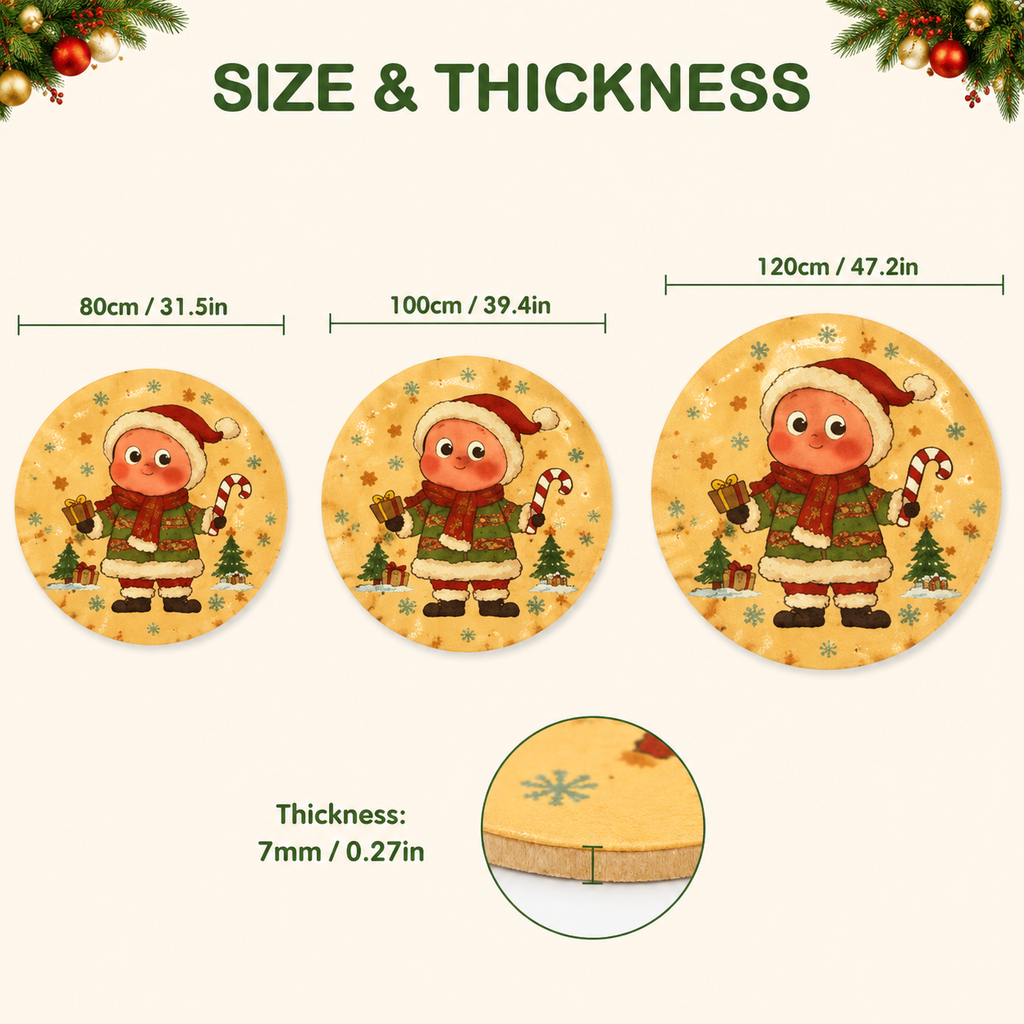Christmas Lamb Fleece Pet Mat