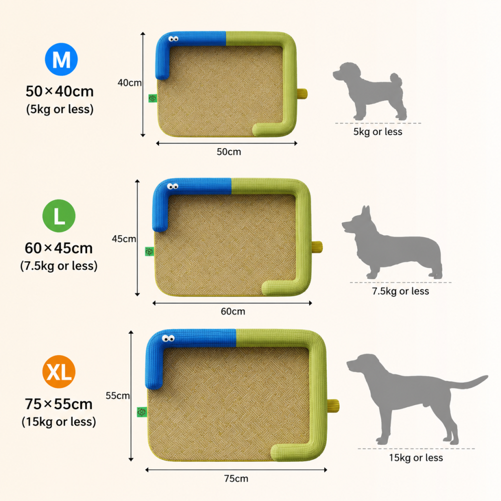 BreezeNest Rattan Pet Bed