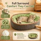 Oval Cozy Pet Bed