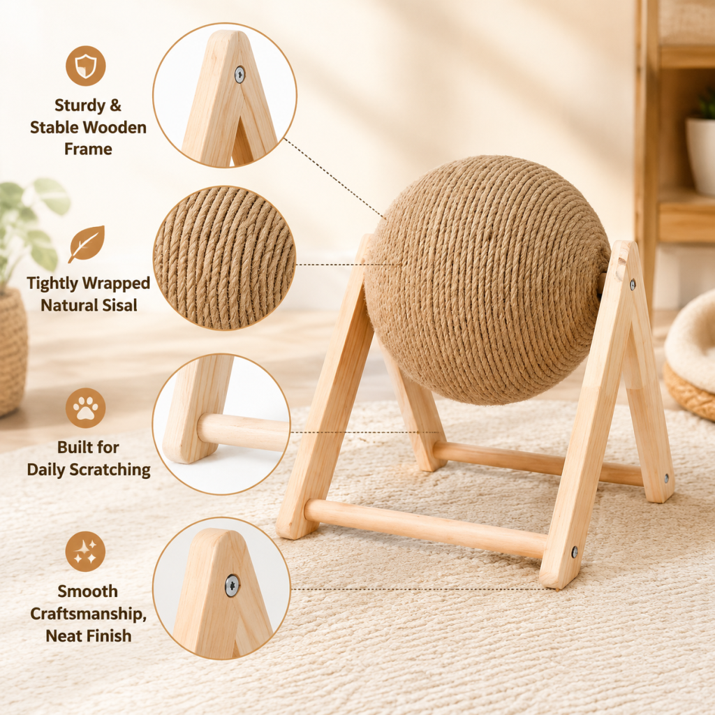 Sisal Cat Ball