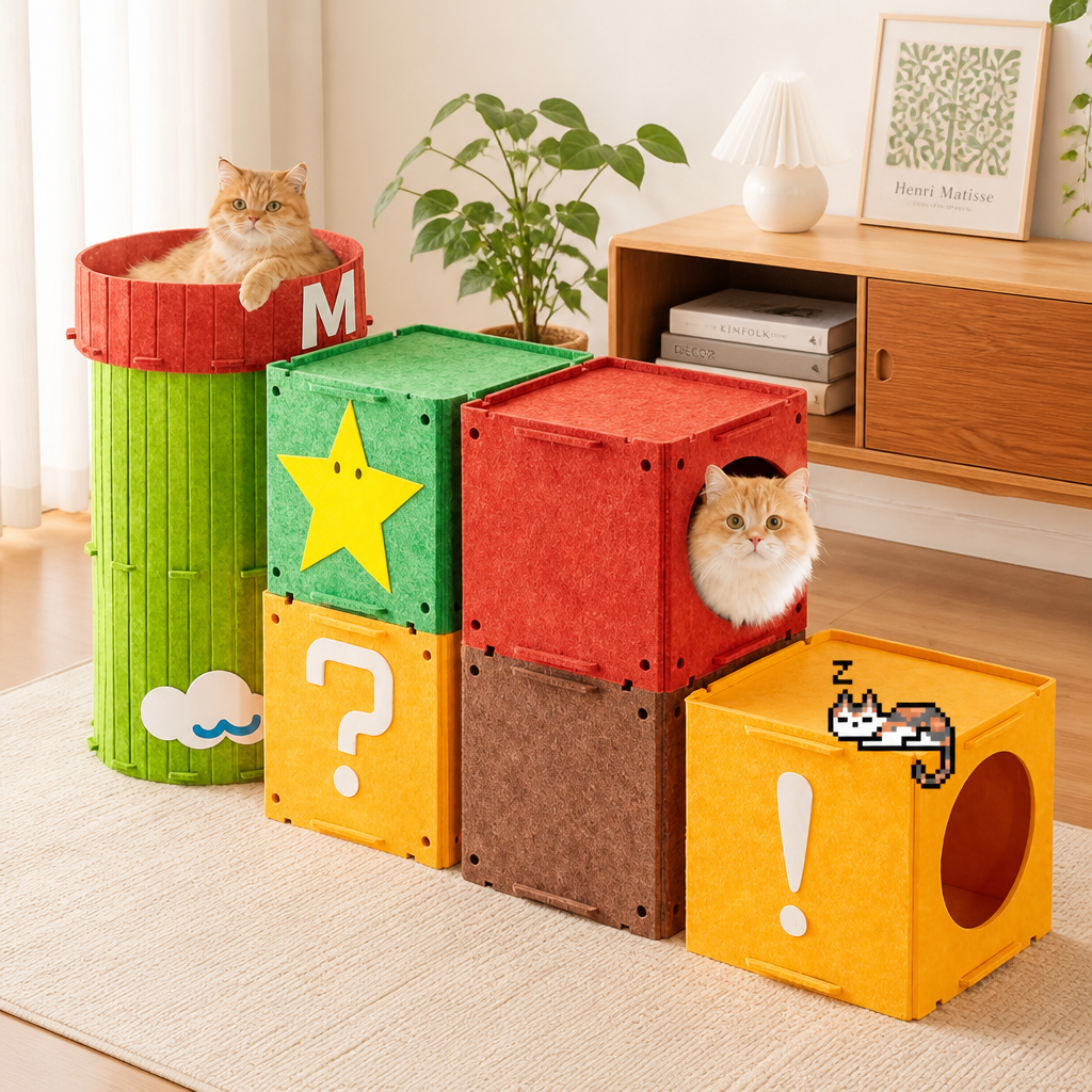 Fun DIY Cat House