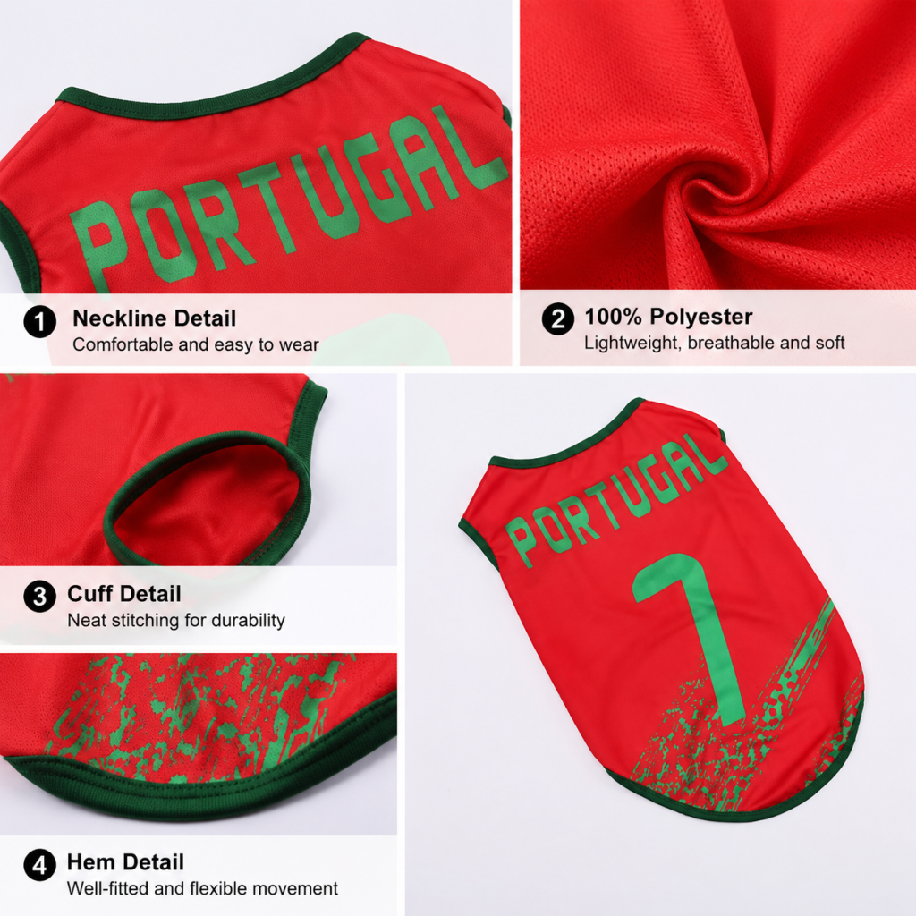 Pet Soccer Jersey