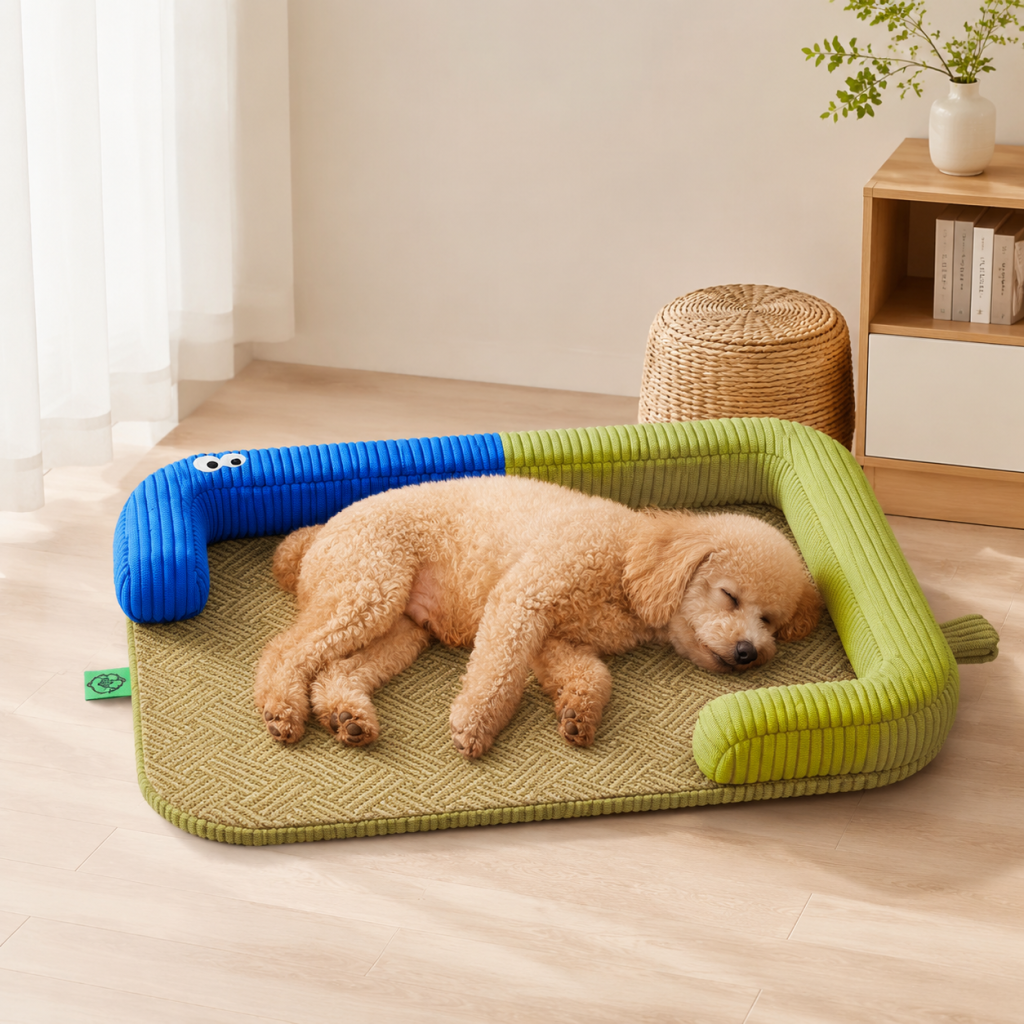 BreezeNest Rattan Pet Bed