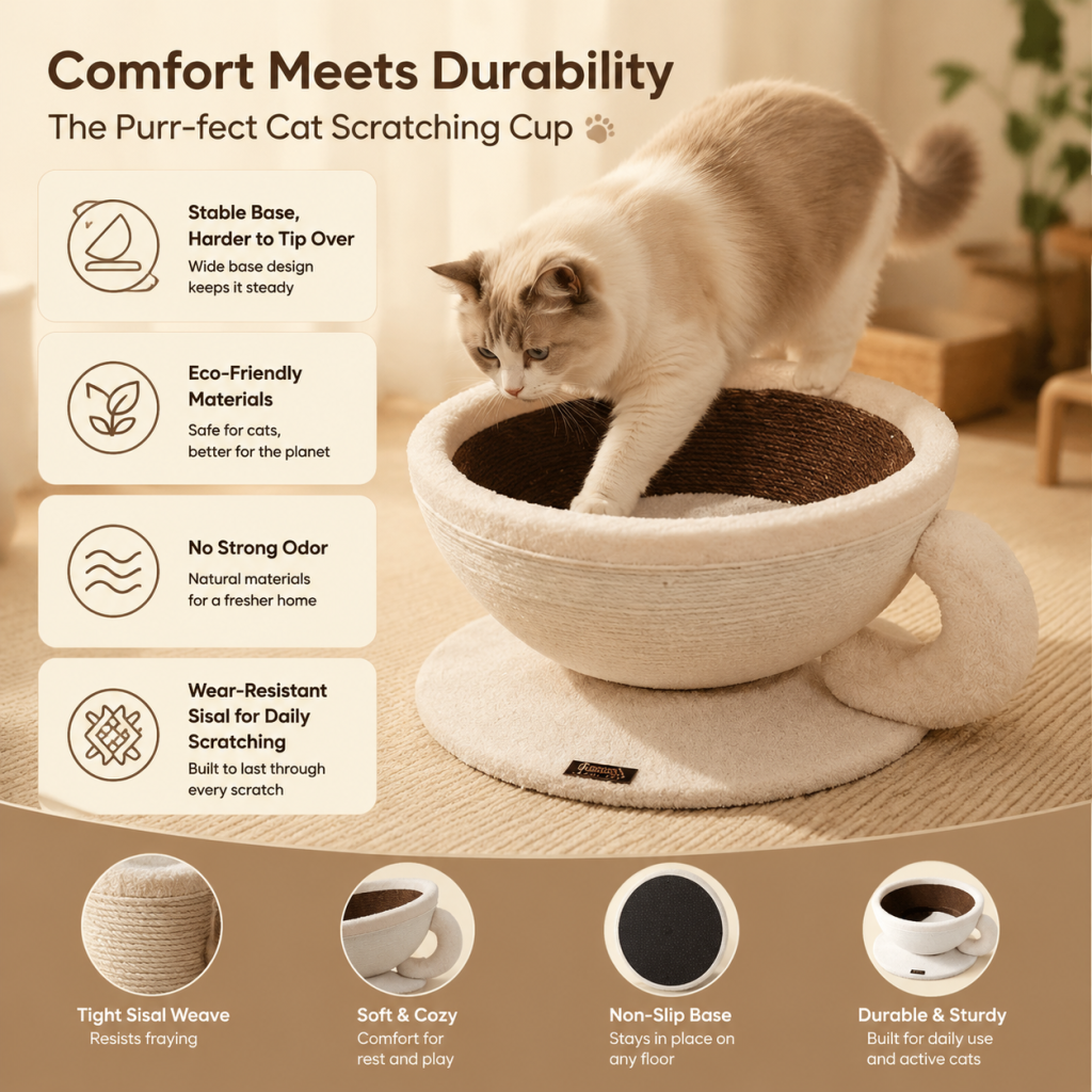 Sisal Cat Scratch Cup